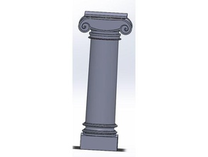 greek pedestal sculptures pillar predestal 3d print model - Mito3D