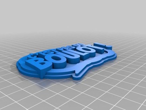 cest pas du boulot Kunst angepasst 3d print model - Mito3D