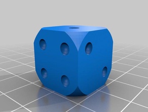 parametric dice customizer openscad 3d print model - Mito3D