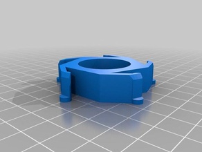 my customized spool hub adapter 2550 3d printer parts 3d print model - Mito3D