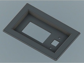 power usb plate parts 3d print model - Mito3D