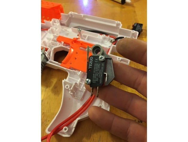 parafuso strife placa do interruptor brinquedo jogo os acessórios nerf blaster gun mod 3D print model - Mito3D