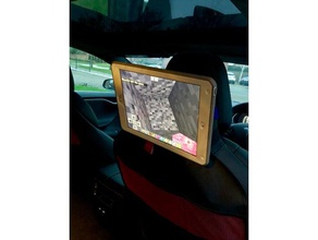 tesla premium seat ipad tablet mount automotive motors 3d print model - Mito3D
