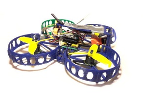 micro quadrocopter exchangeable semi ducts beecheese frame v11 rc vehicles 3d print model - Mito3D