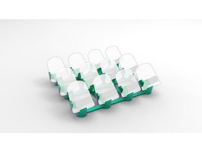 Farbe Halter citadel-Farben hobby Miniatur 3d print model - Mito3D