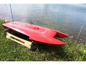 lasercut hydromite speedboat models boot diy hydroponics plywood racing rc boat 3d print model - Mito3D