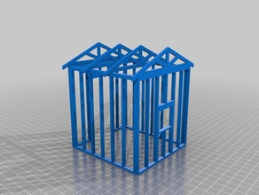 capannone telaio gli edifici strutture 3d print model - Mito3D