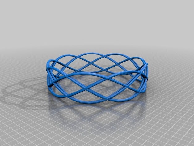 özelleştirilmiş ringbraceletcrown şey v2 benim moda 3D print model - Mito3D