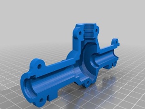 reinforced rear axle top cover vehicles 3d print model - Mito3D