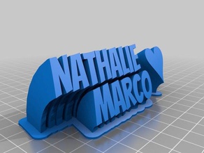 nathalie marco office customized 3d print model - Mito3D