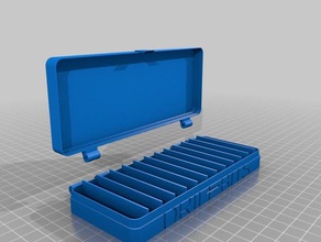 drill bit box organizzazione personalizzato 3d print model - Mito3D