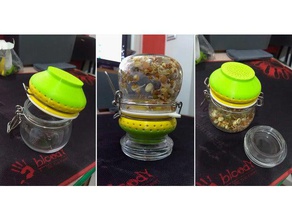 korken ikea semente sprouter a cozinha jantar hack jar lifehack 3d print model - Mito3D