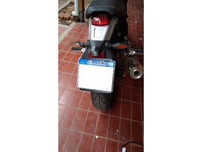 Motorrad-Nummernschild Argentinier andere mototcycle 3d print model - Mito3D