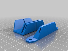 prusa lack enclosure handles redesign fit 20x6x15mm magnets 3d printer accessories i3 mk3 3d print model - Mito3D