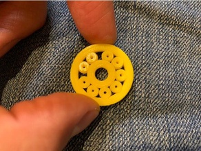 parfait 3d-imprimé portant 04mm de la buse d'impression endroit l'ingénierie d'extrusion fidget faire place spinner roue 3d print model - Mito3D
