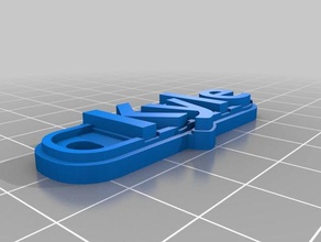 kyle trousseau de clés porte-clés personnalisé 3d print model - Mito3D