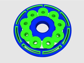 remix parfait 3d-imprimé portant 04mm de la buse d'impression endroit l'ingénierie d'extrusion nsfw imprimable spinner roue 3d print model - Mito3D