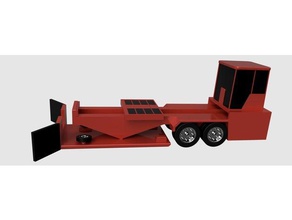 1-64 escala ironman tirando de un trineo modelos 164 bauer construido eliminador modelo a juguete tractor 3d print model - Mito3D