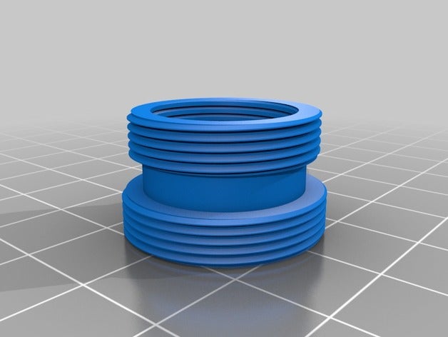 adaptador es válida para quitar canillas monocomando filtro de agua macho 24 mm 21mm cocina comedor rosca dvigi 3D print model - Mito3D