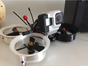 shendrones gicler v2 gopro hero support rc des véhicules 7 montage 3d print model - Mito3D