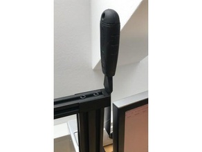 magnetic spatula holder 2020 profile eg ender 3 3d printer accessories mount 3d print model - Mito3D