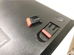 thinkpad trackpoint keyboard plastic foot computer 3d print model - Mito3D