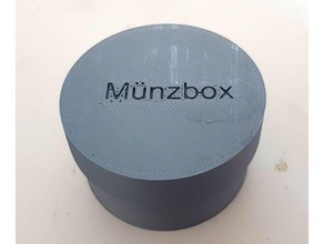 pièce de monnaie, zone m&uumlnzbox outil les titulaires boîtes 3d print model - Mito3D