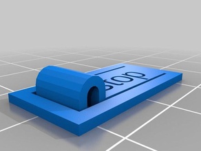 meu personalizados cabo de rótulo organização 3d print model - Mito3D