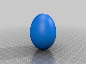 egg decor chicken easter 3d print model - Mito3D