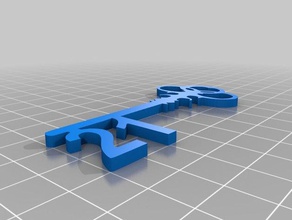 21st birthday key other 3d print model - Mito3D