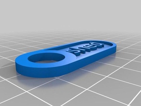 mon personnalisés personnalisation de l'étiquette étiquette prix fob trousseau id marqueur la plaque pièces 3d print model - Mito3D