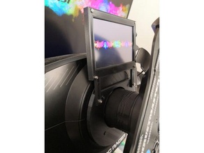 pantalla 5 deslizante thrustmaster hobby painel de instrumentos a tela simhub touchscreen 3d print model - Mito3D
