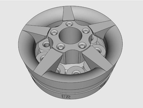selbst Spinnen rc rimwheel v1 mit perfekten Lager-Kern mechanisch ist - Spielzeug Auto rc-car spinner Reifen LKW Räder 3d print model - Mito3D