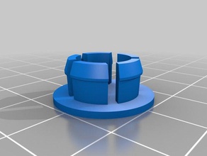 trou de bougie le bricolage bouchon push-fit 3d print model - Mito3D