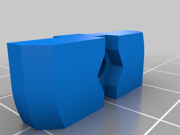 personalizable t-tuerca 3d de la impresora partes openscad 3D print model - Mito3D
