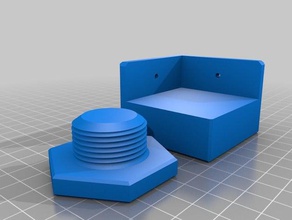 ikea lack table leg leveler decor 50mm hack 3d print model - Mito3D