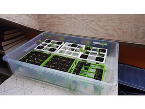 selfwatering plantstand açık ve bahçe 3d print model - Mito3D