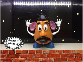 mr potato head 3d printing animated character cute disney figure fun movies pixar story toy 3d print model - Mito3D