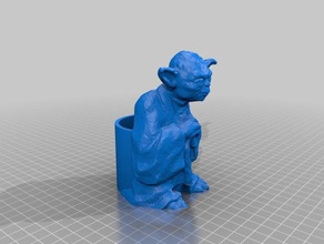 yoda red bull coozie 3d baskı 3d print model - Mito3D