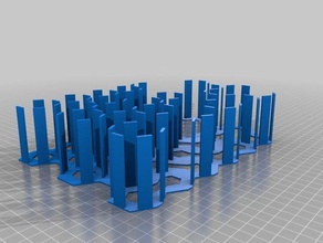 axolote hex-Speicherung-Organisation-Optionen - Spielzeug Spiel Zubehör 3d print model - Mito3D
