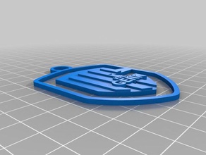 krc Beşiktaş logosu 3d baskı 3d print model - Mito3D