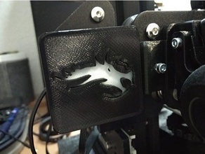 ender 3 asse logo cappuccio di copertura 3d la stampante parti creality 3d print model - Mito3D