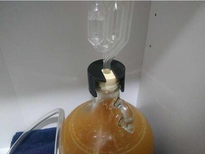 1 gallon carboy stopper lock diy beer brewing homebrewing