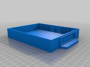 small parts organizer bin 1 5 6 outer box dimensions organization divider drawer dividers storage tool 3d print model - Mito3D
