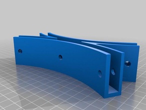 12in pvc Halteträger - Organisation Landvermesser pvc-Bügel Stativ 3d print model - Mito3D