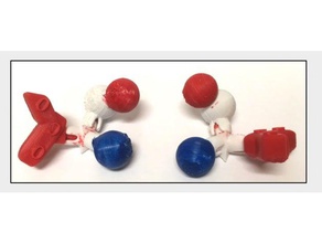 flexible 3d peptide models biology 3d print model - Mito3D