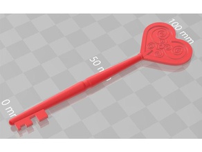 resident evil 2 heart key props 3d print model - Mito3D