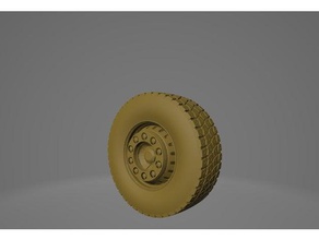 truck wheel tire 3d printing tires 3d print model - Mito3D