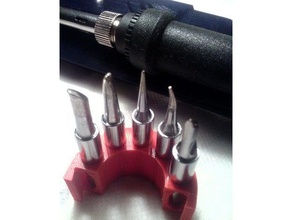 kompakt-Lötkolben Fall Werkzeughalter-Tipps tool Inhaber Boxen 3d print model - Mito3D