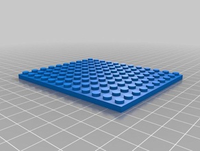 lego brick 10x12 plate 13 toy game accessories customized 3d print model - Mito3D
